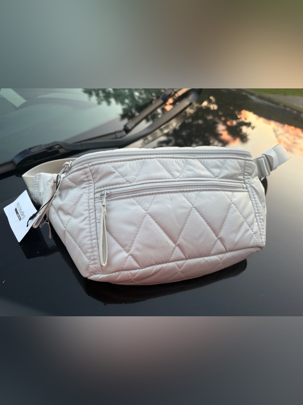 New Vera Bradley Quilted silver  Women's Waist Bag - belt bag